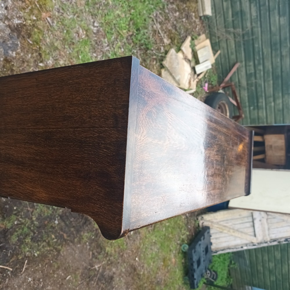 Oak 4 section leaded glazed in the manner of Minty. View V
