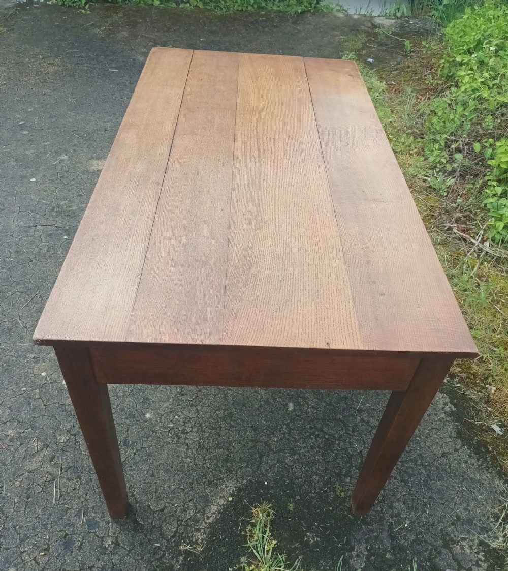 Good solid oak Farmhouse kitchen table. View II