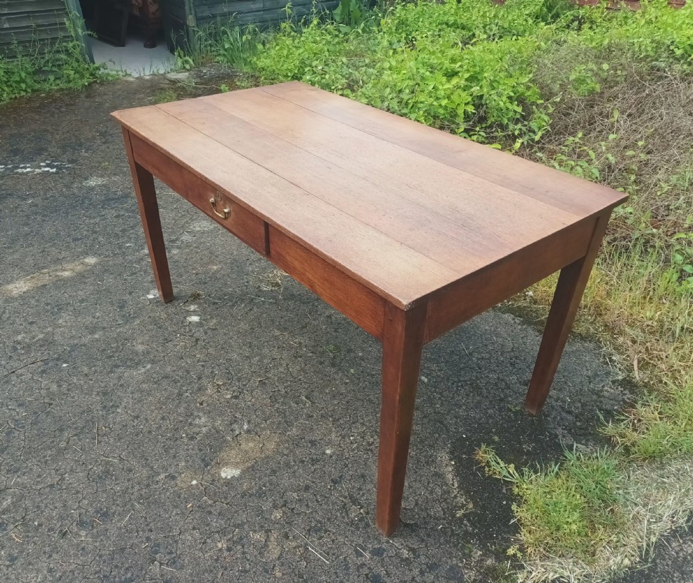 Good solid oak Farmhouse kitchen table. View IV