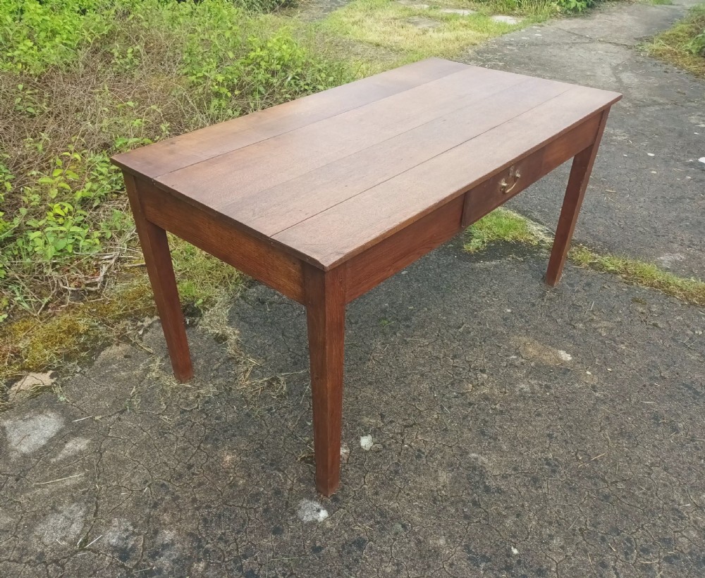 Good solid oak Farmhouse kitchen table. View V