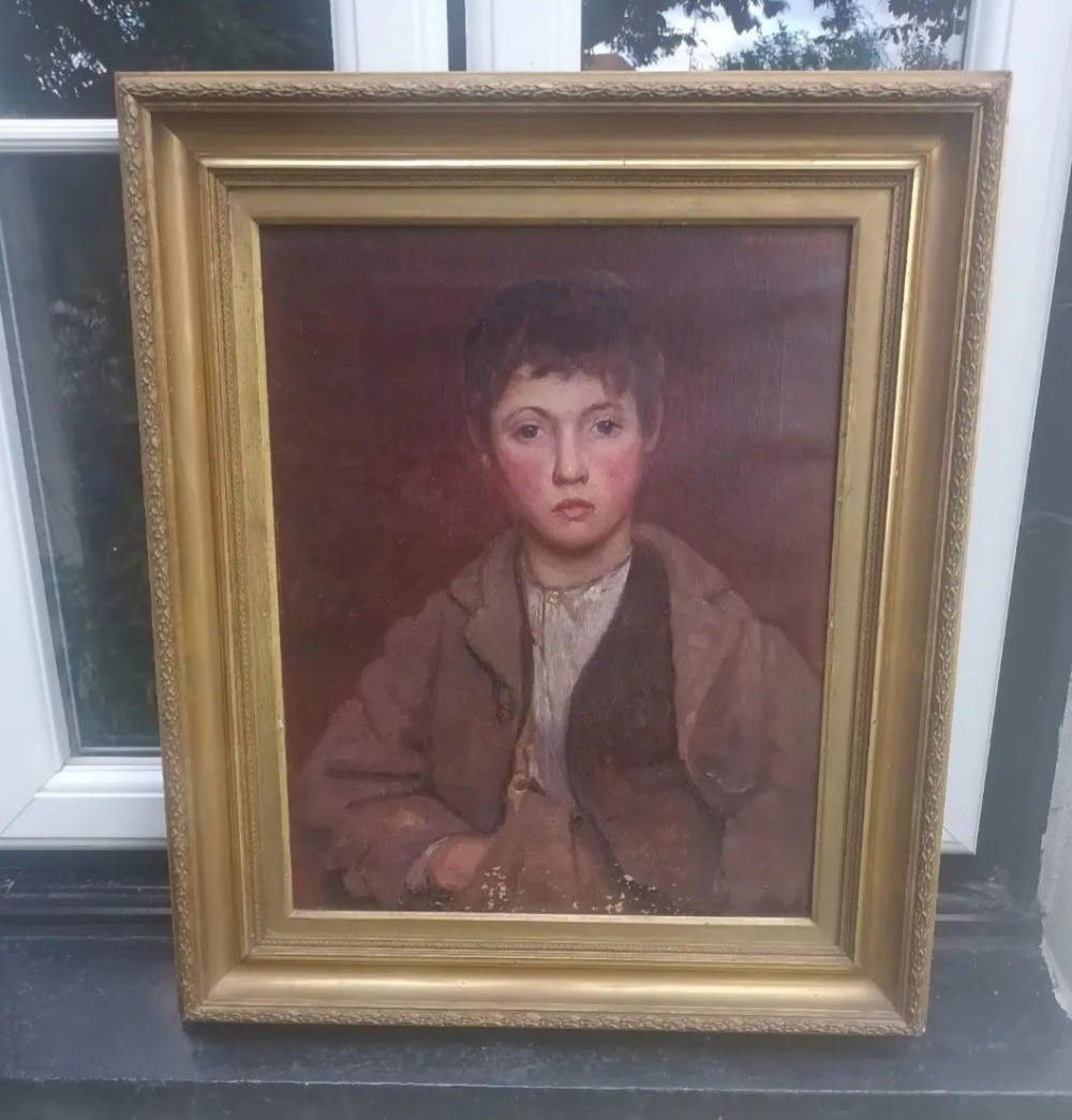 Victorian or Edwardian Welsh portrait by Anderson Hague 
