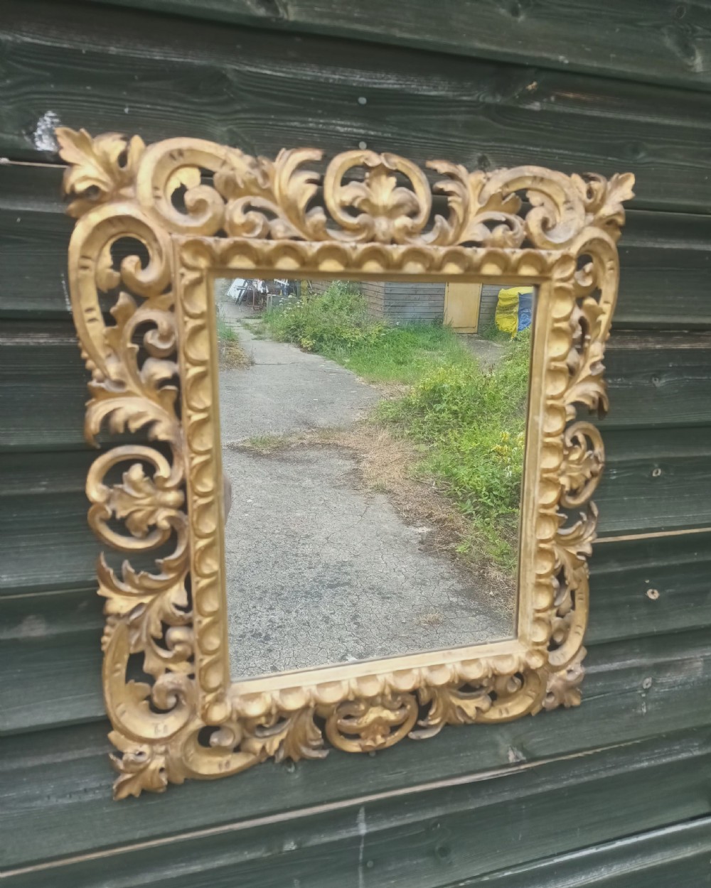 Carved Gilt frame wall mirror.  View II