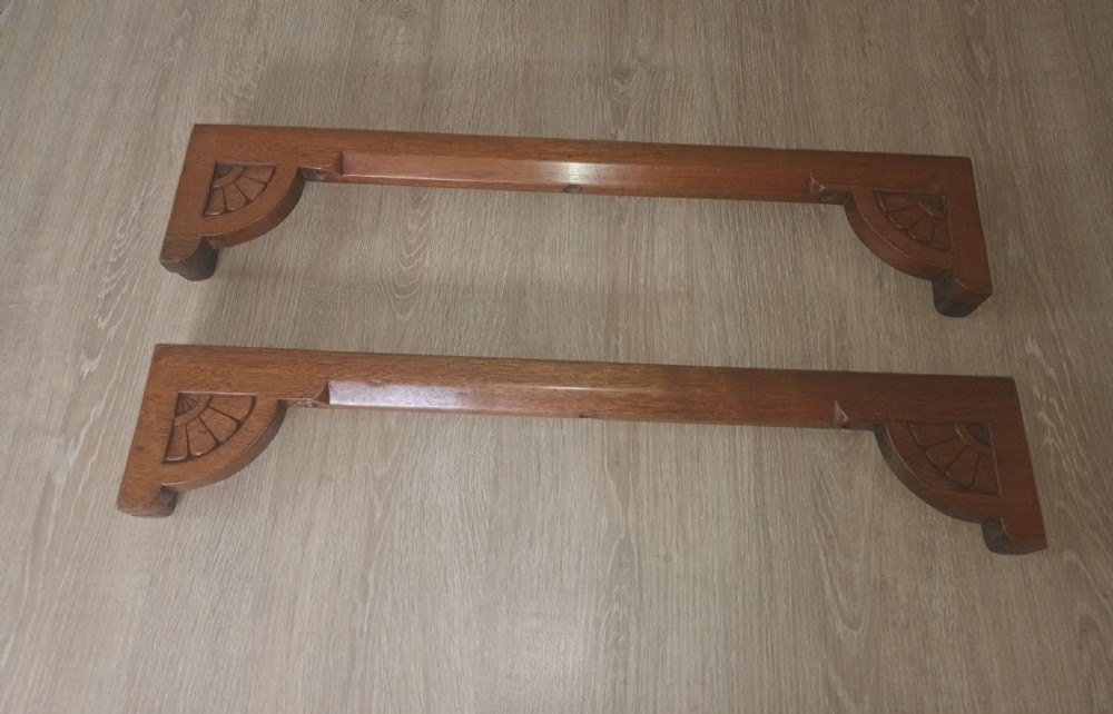 Victorian kneehole pedestal partners desk. View IX