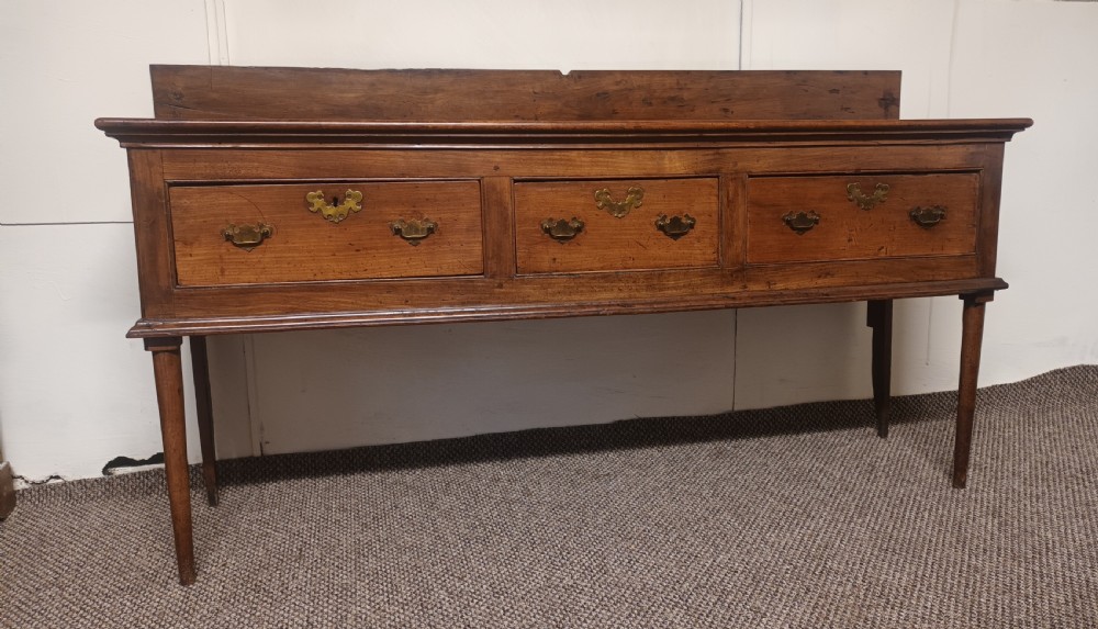 Early 19th century 3 drawer dresser.
