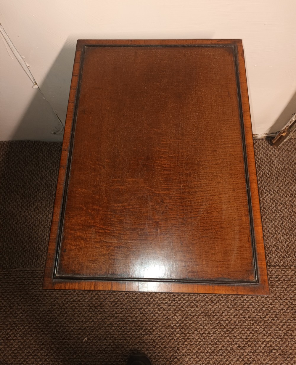 Nest of 4 mahogany occasional table. View IV