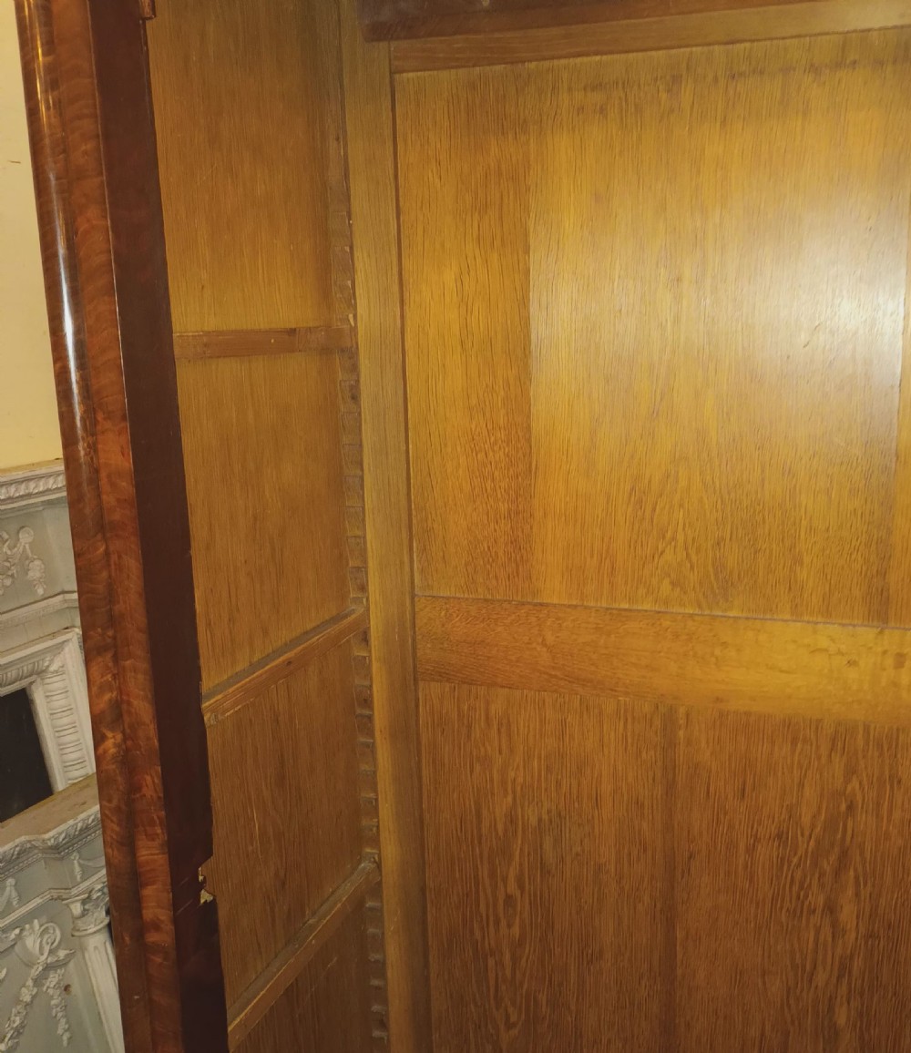 19th century French mahogany bookcase cabinet.  View III
