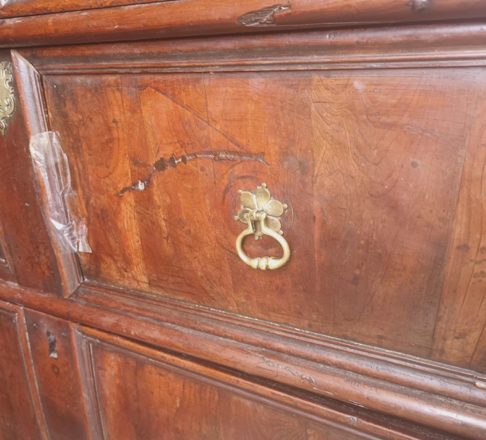 17th century yew,oak and elm chest of drawers. View XII