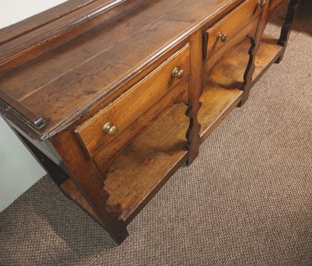 Late Georgian oak dresser.  View XI
