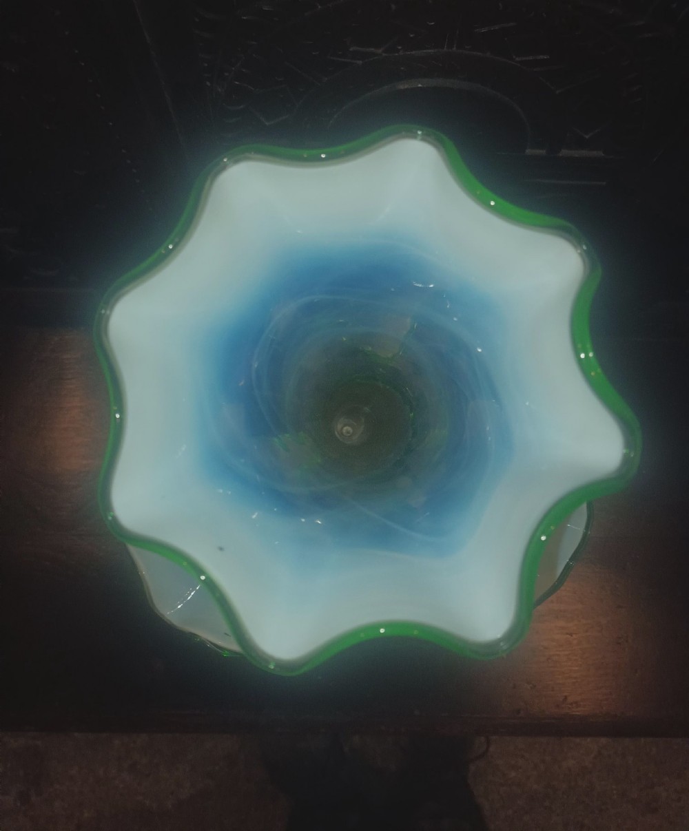 Victorian glass epergne.  View VI