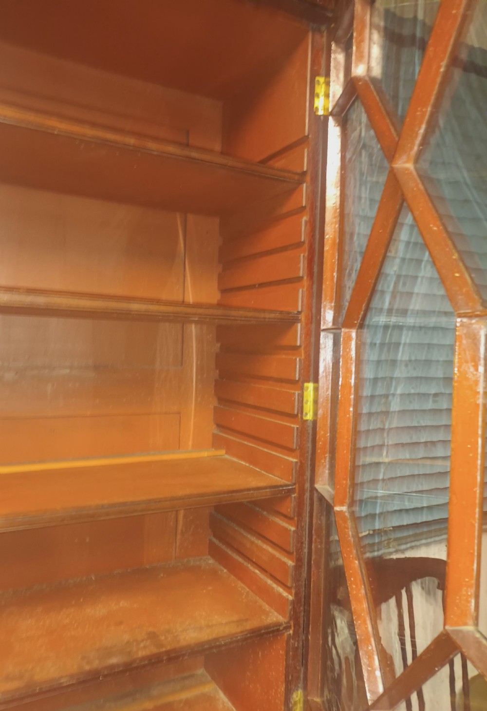 Regency mahogany bookcase cabinet  View XII
