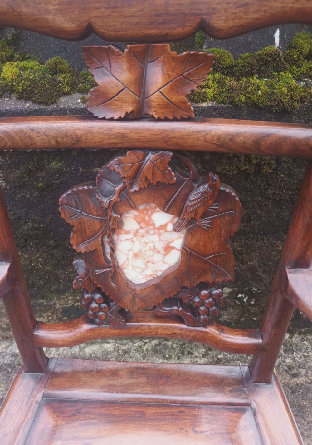 Carved Chinese armchair.  View IV