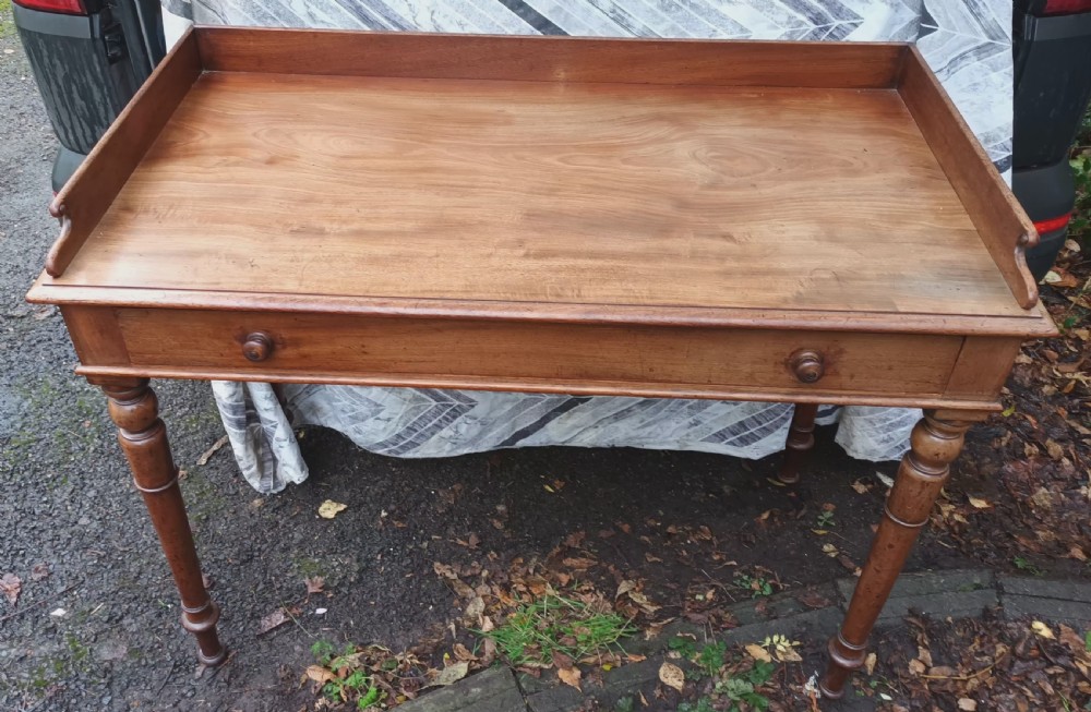 Regency mahogany single drawer side table, lovely mellow colour. 