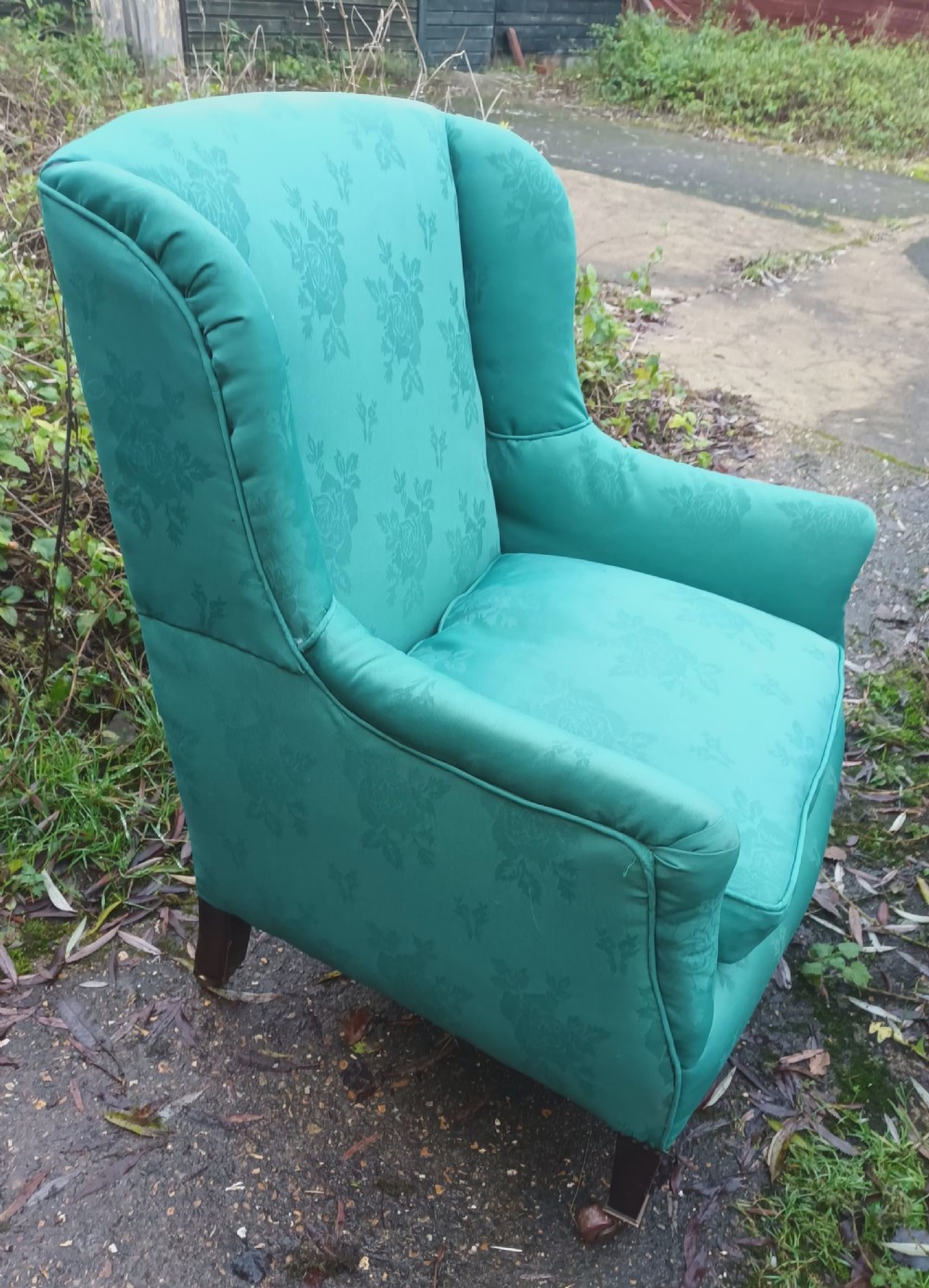 Edwardian upholstered armchair  View VII
