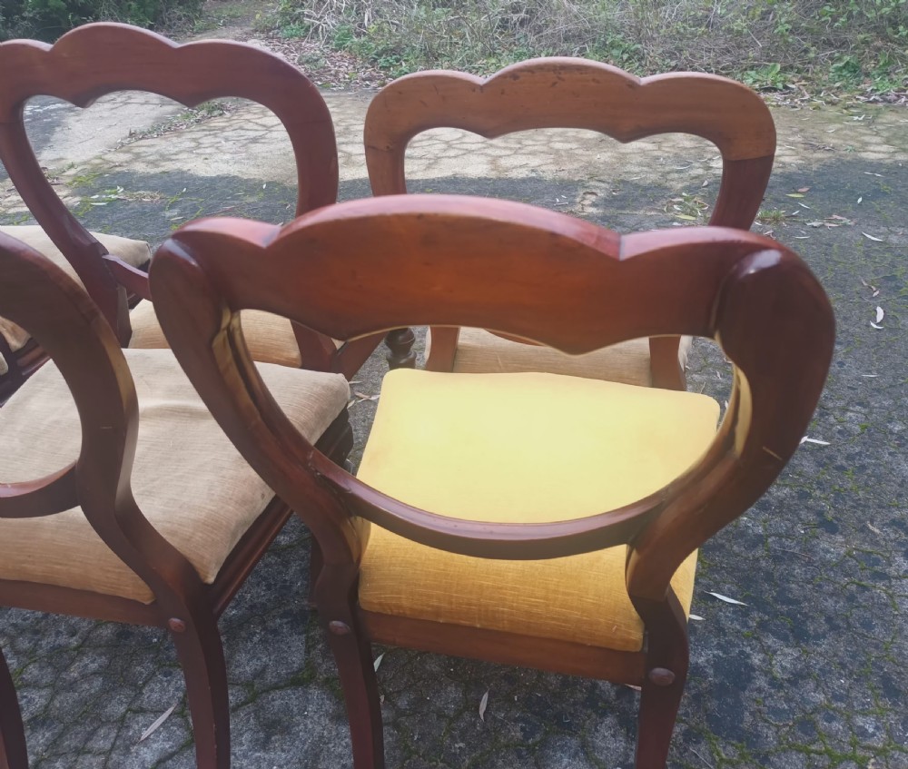 10 late Victorian dining chairs View XI