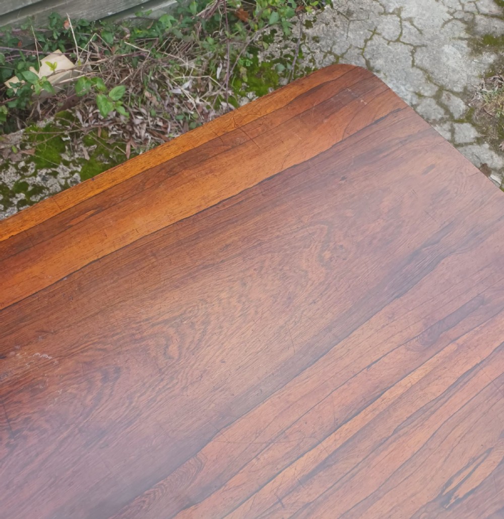 Regency rosewood sofa table. View IV