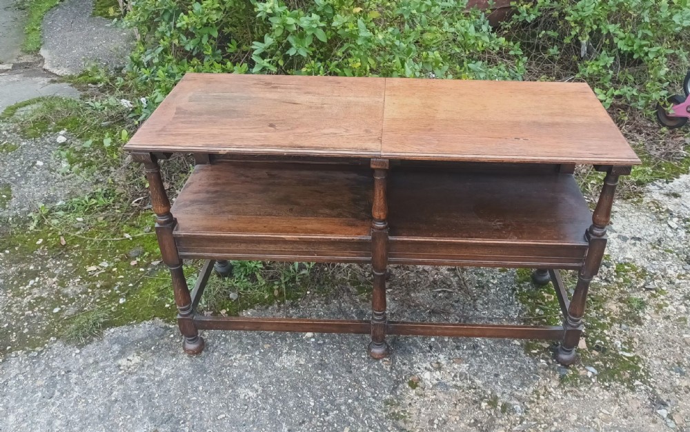 Unusual double fold down hall seat. View VI
