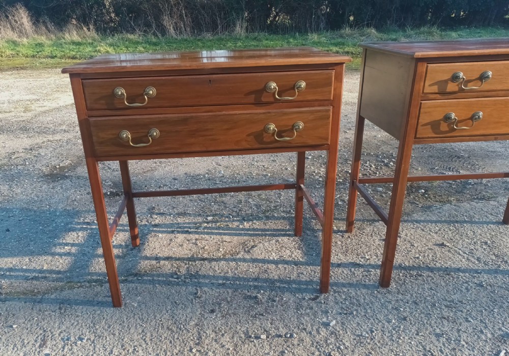Pair of mahogany bedside chests  View IV