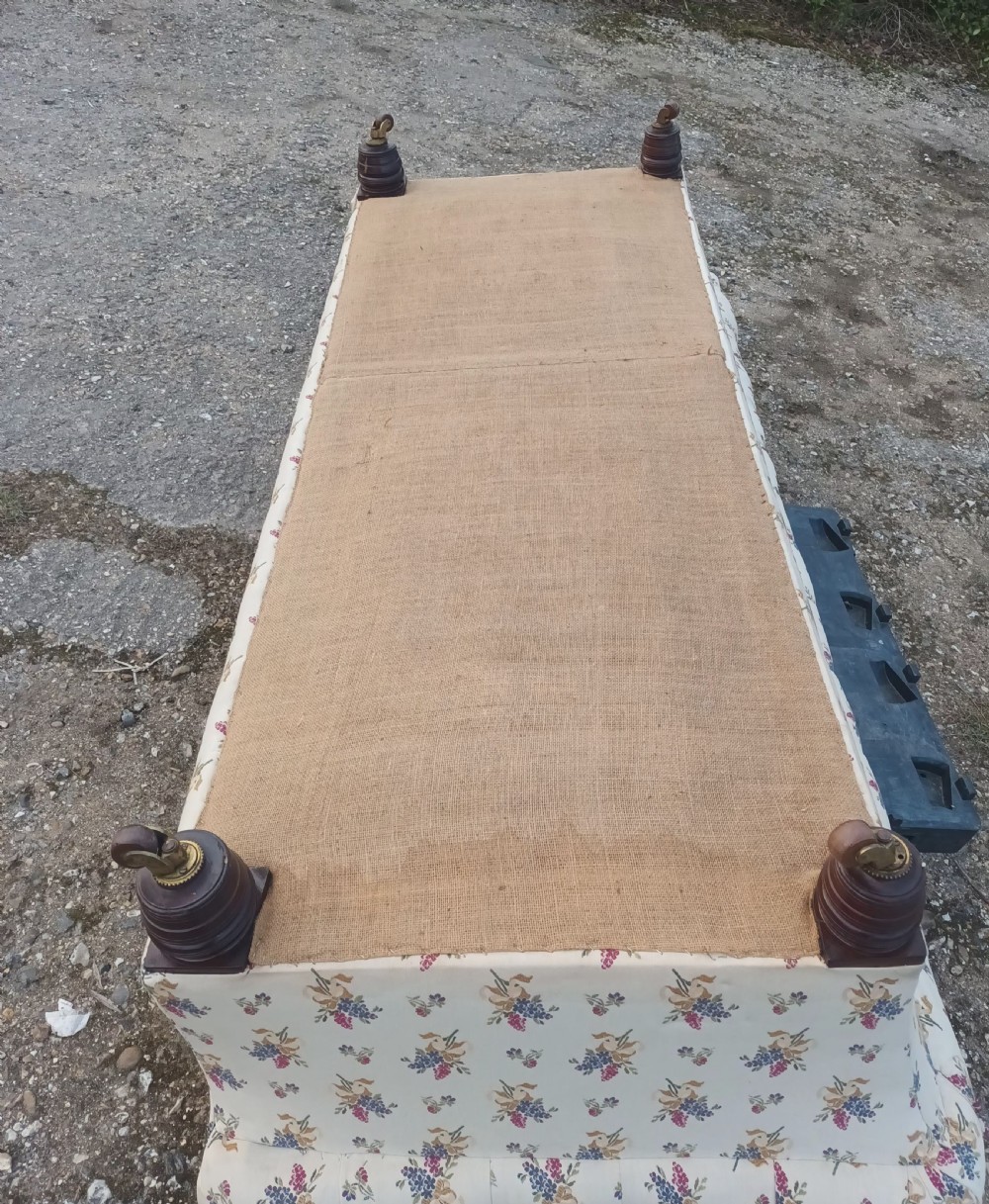 Large Victorian country house button back roll arm Chesterfield sofa . View VII