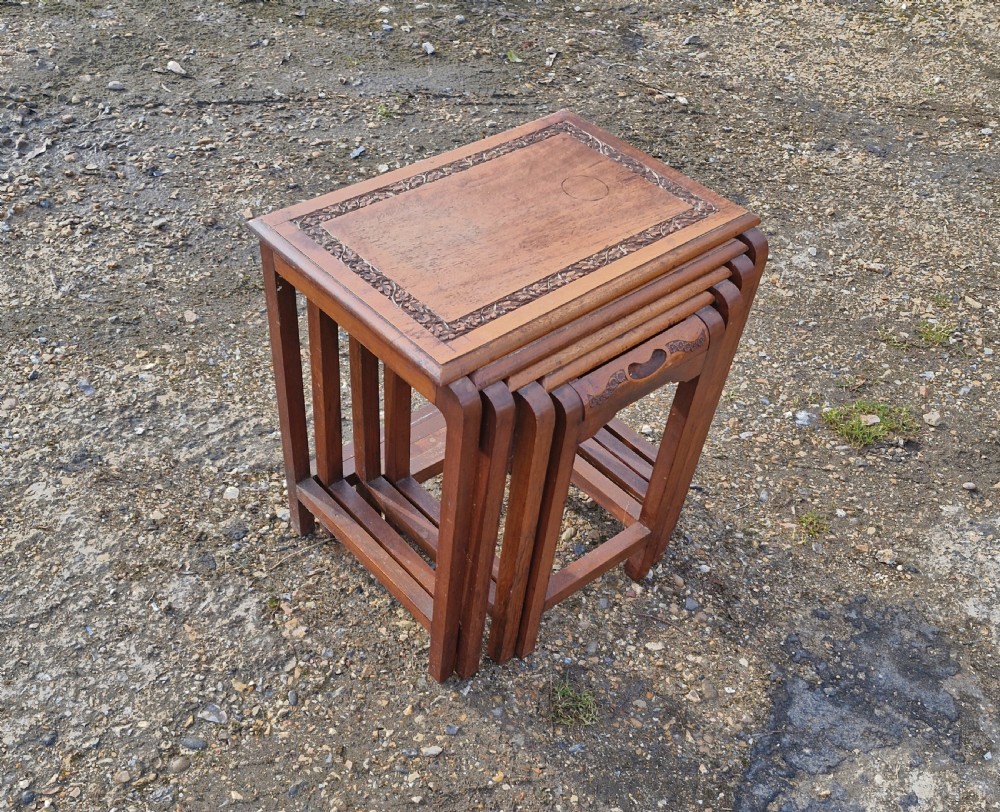Nest of 4 Anglo Indian occasional tables. View IV