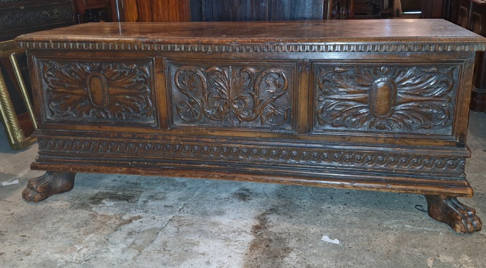 17th century Italian cassone. 