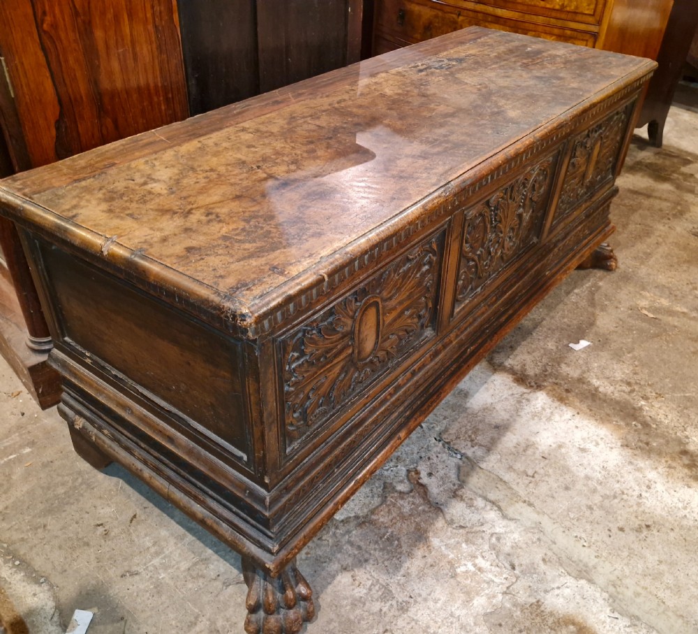 17th century Italian cassone.  View II