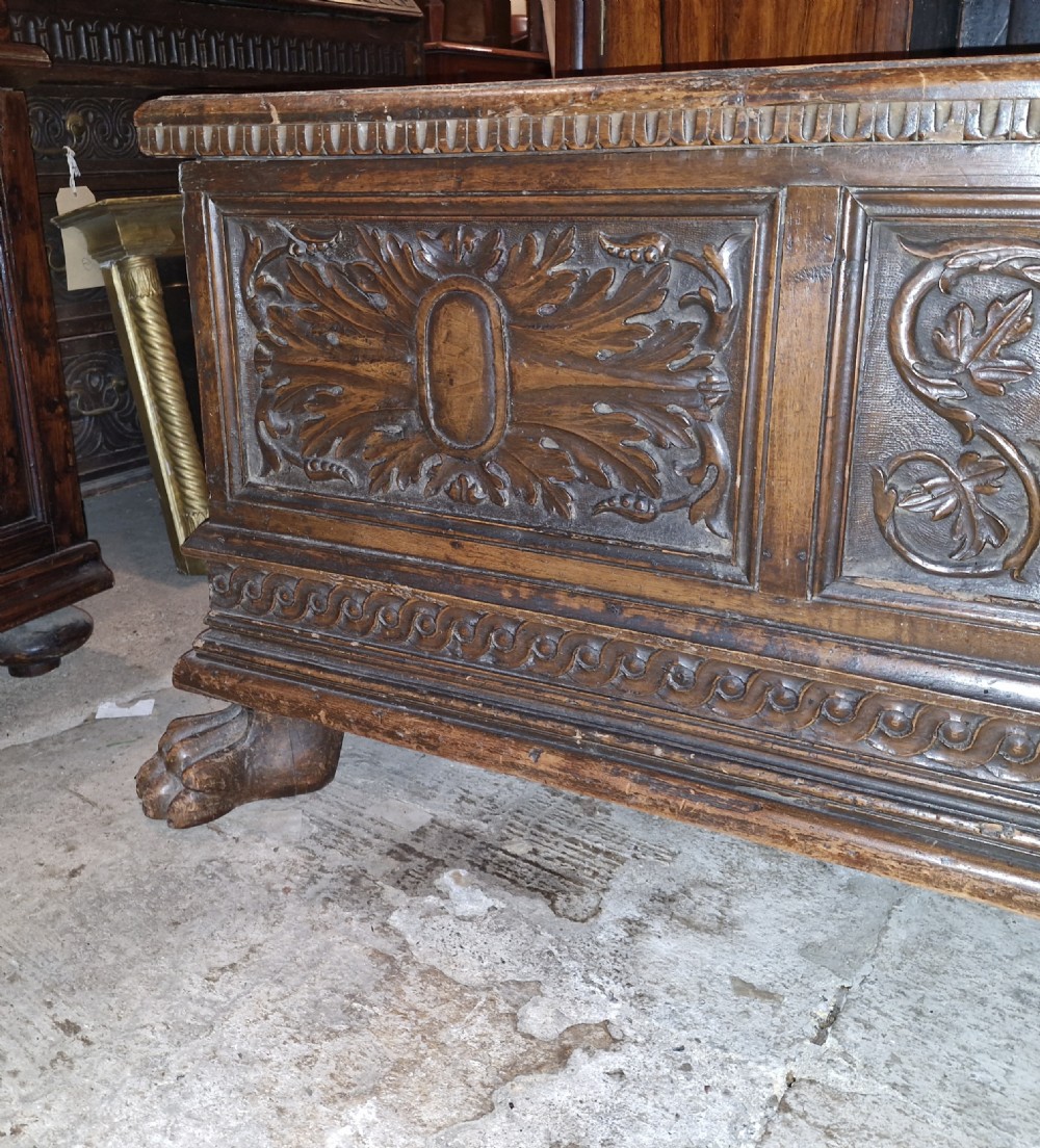 17th century Italian cassone.  View VI
