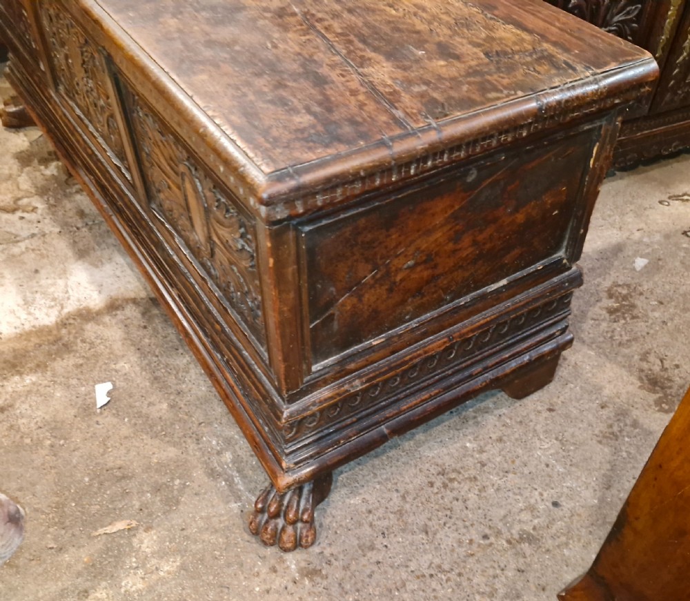 17th century Italian cassone.  View VIII