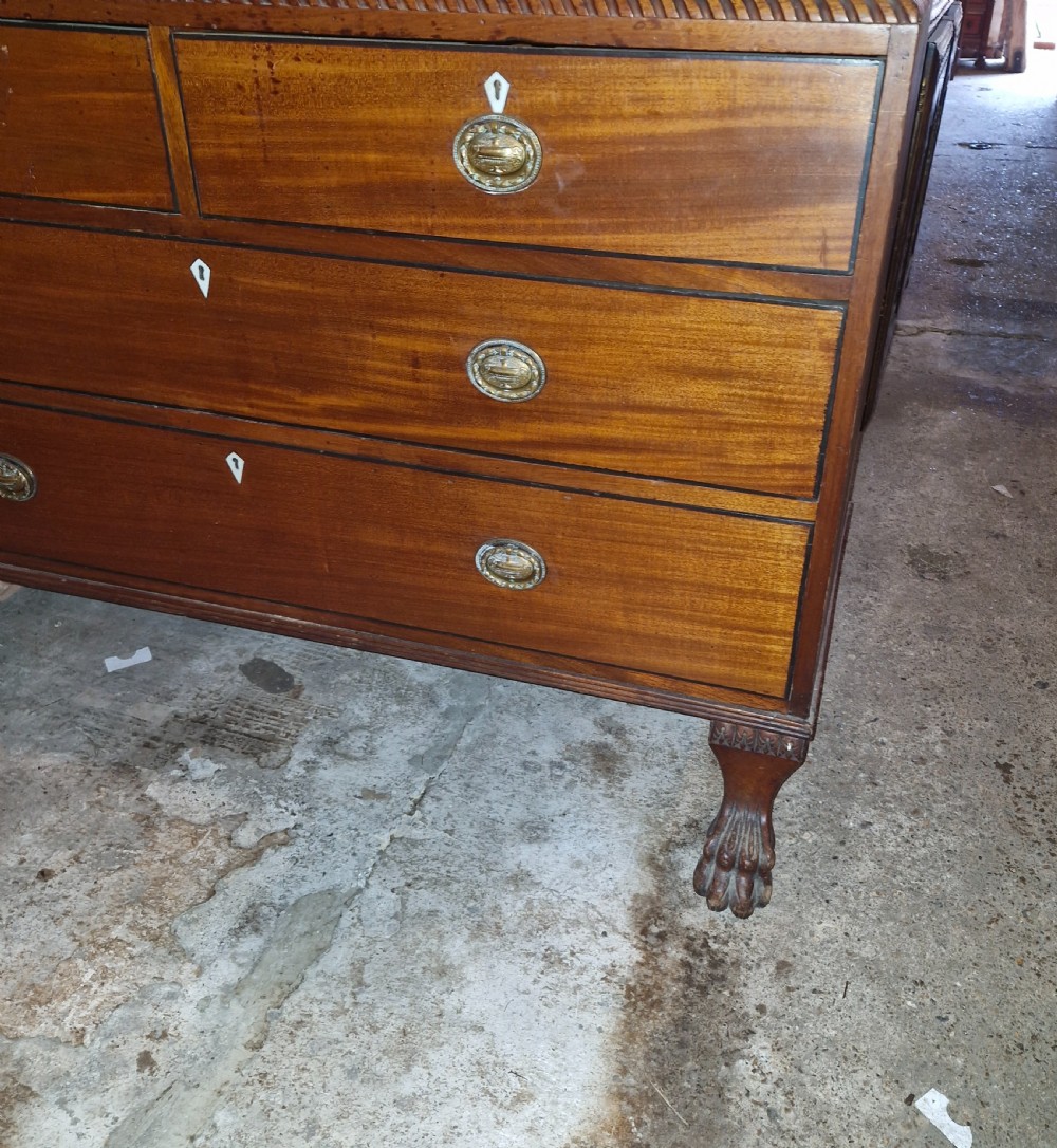 Early 19th century American 2 part cupboard.  View VI