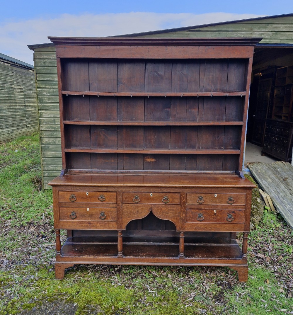 Regency oak 2 part Welsh dresser  View II