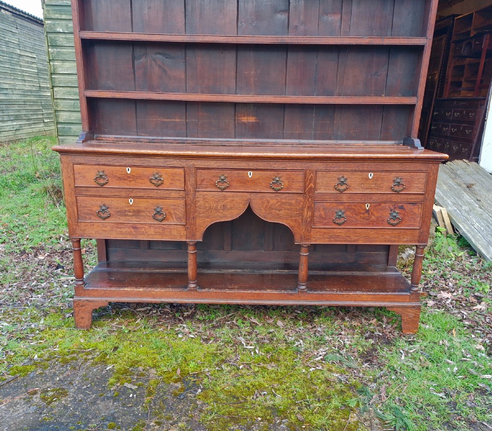 Regency oak 2 part Welsh dresser  View IX