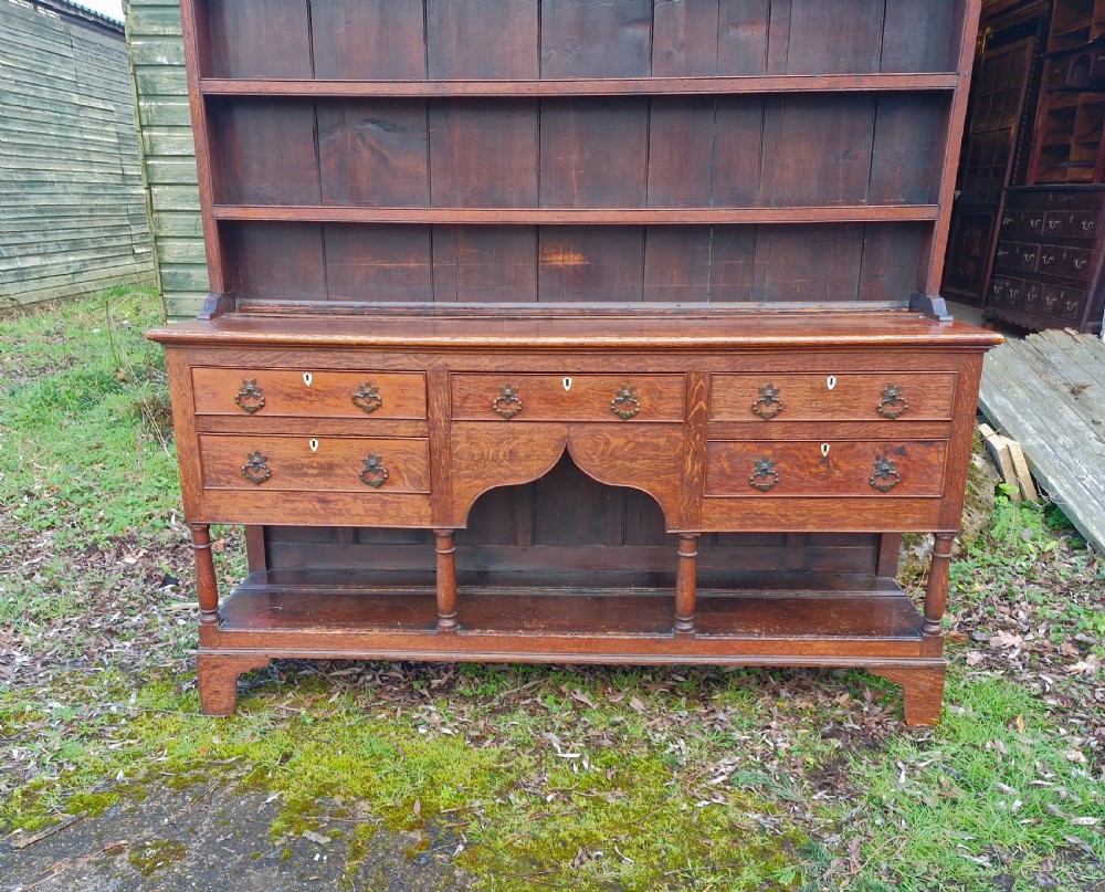 Regency oak 2 part Welsh dresser  View X