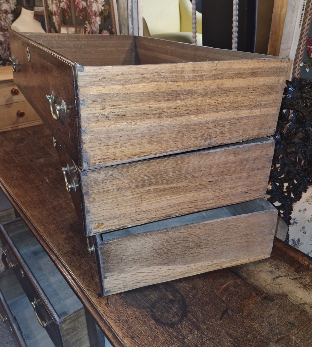 Late Georgian oak dresser base. View VI