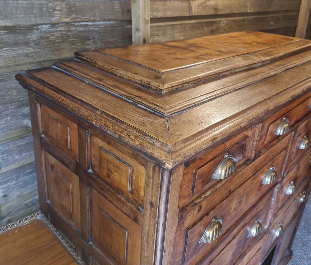 Unusual 19th century office cabinet chest.  View XII
