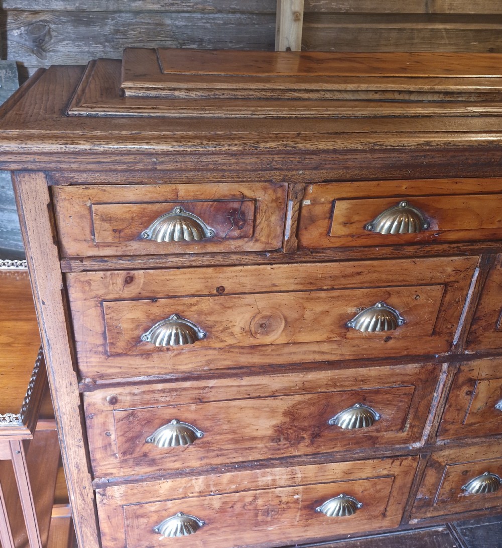 Unusual 19th century office cabinet chest.  View XIV