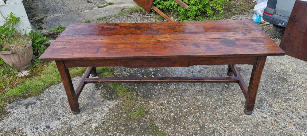 French farmhouse kitchen dining table.  View IV
