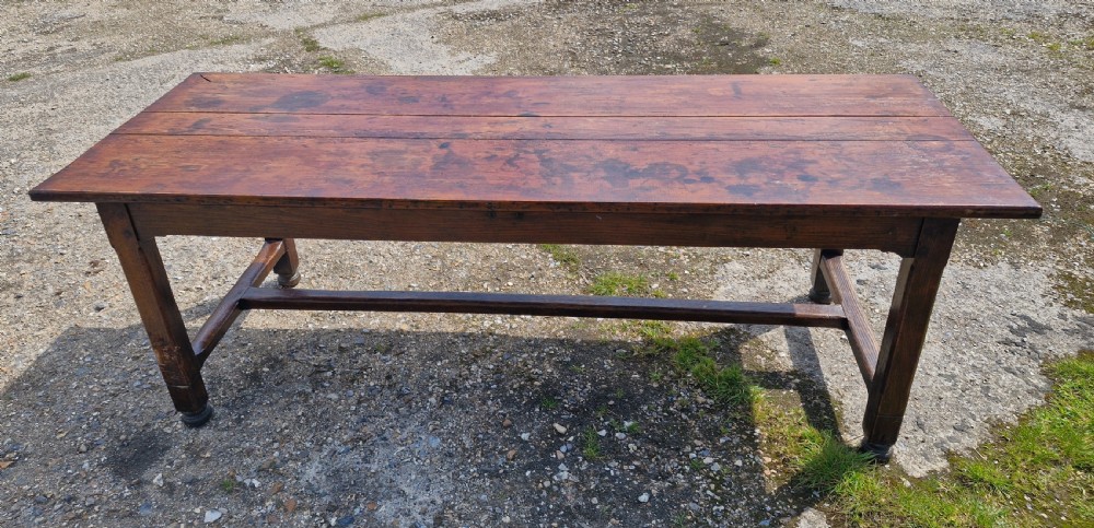 French farmhouse kitchen dining table.  View VI