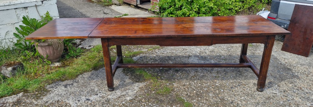 French farmhouse kitchen dining table.  View X