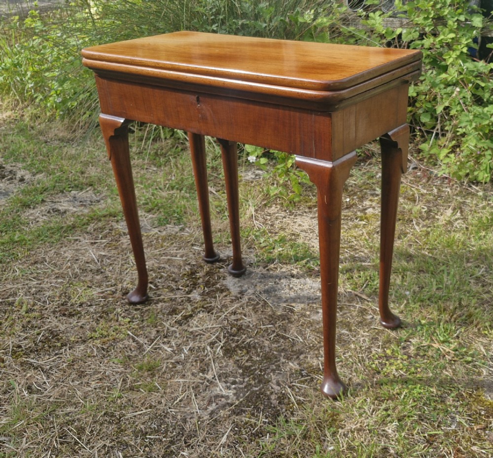 18th century combined games and tea table.