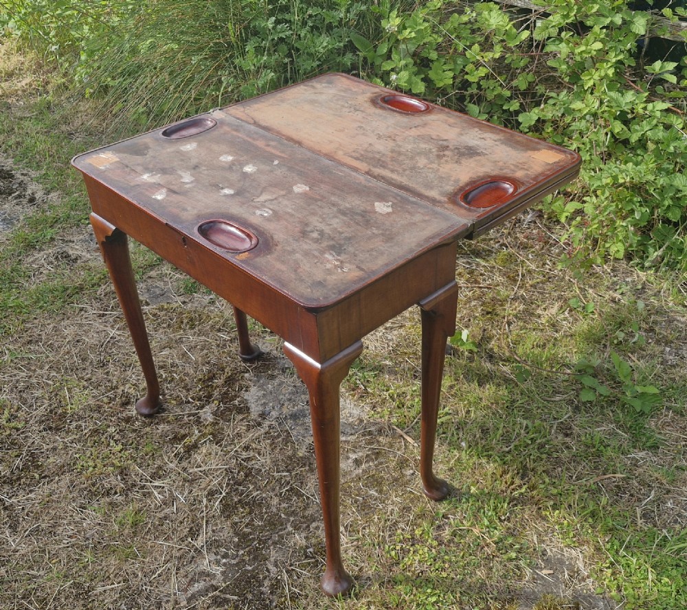 18th century combined games and tea table. View VII