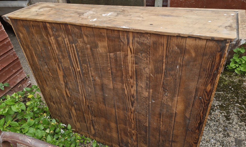 Useful 2 part oak housekeepers cupboard.  View X