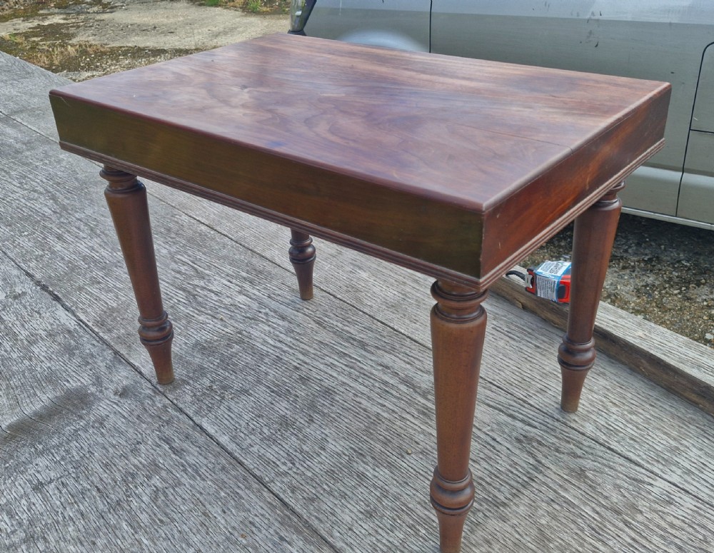 Regency mahogany bidet table. View III