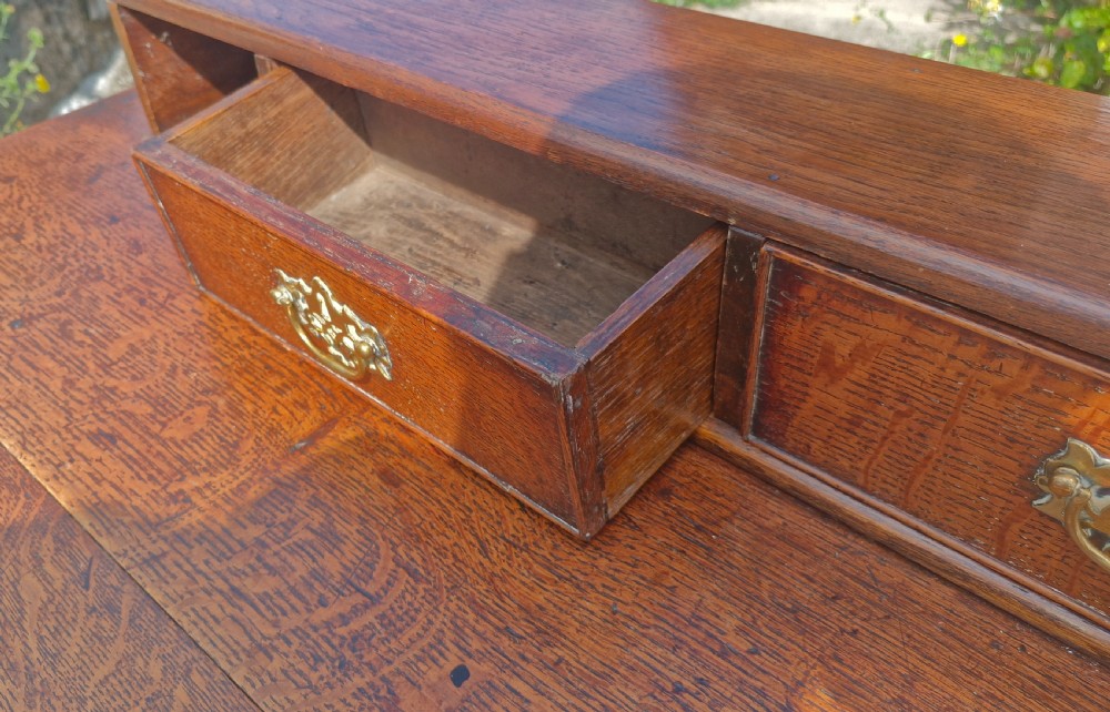19th century oak dresser base.  View II