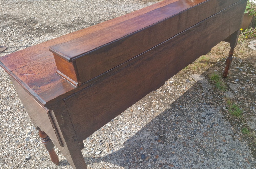 19th century oak dresser base.  View IV