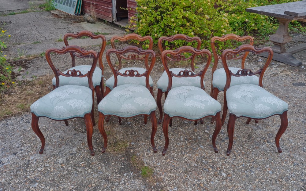 Set of 8 mid 19th century rosewood chairs. View VI