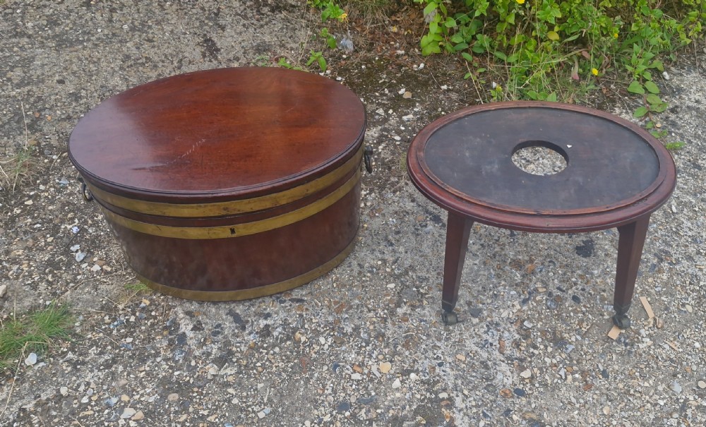 Georgian mahogany wine cooler.  View II