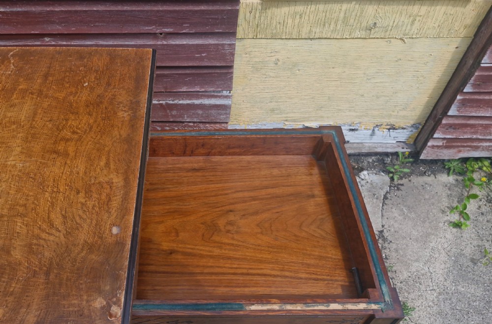 Victorian oak games table by Jones,Marsh and Cribb. View VI