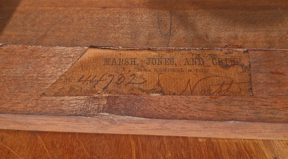 Victorian oak games table by Jones,Marsh and Cribb. View XIV