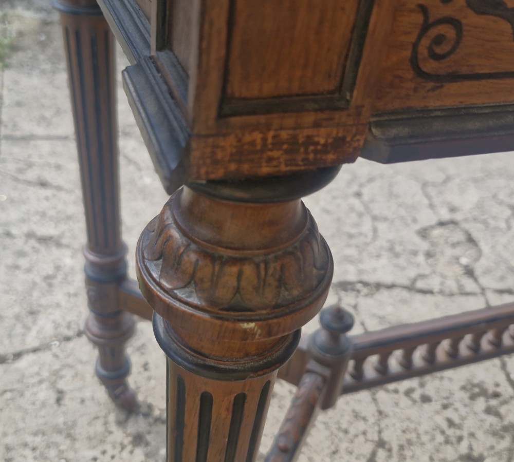 Victorian oak games table by Jones,Marsh and Cribb. View XVIII