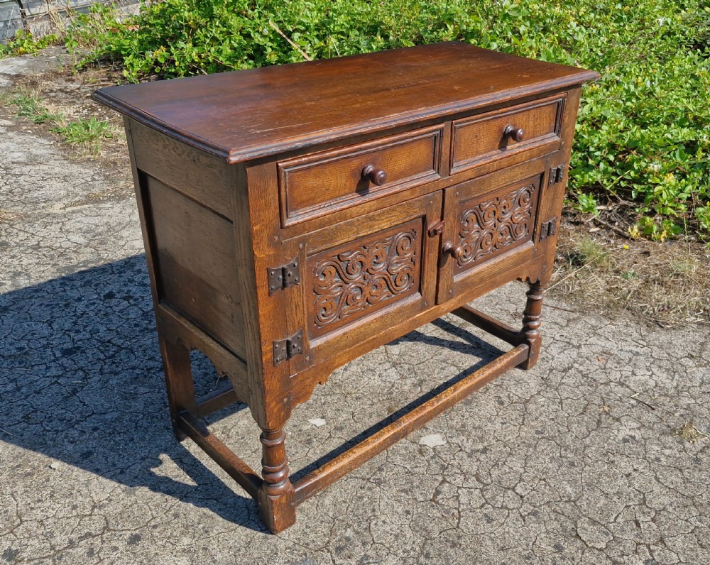 Ipswich oak side cabinet.  View V