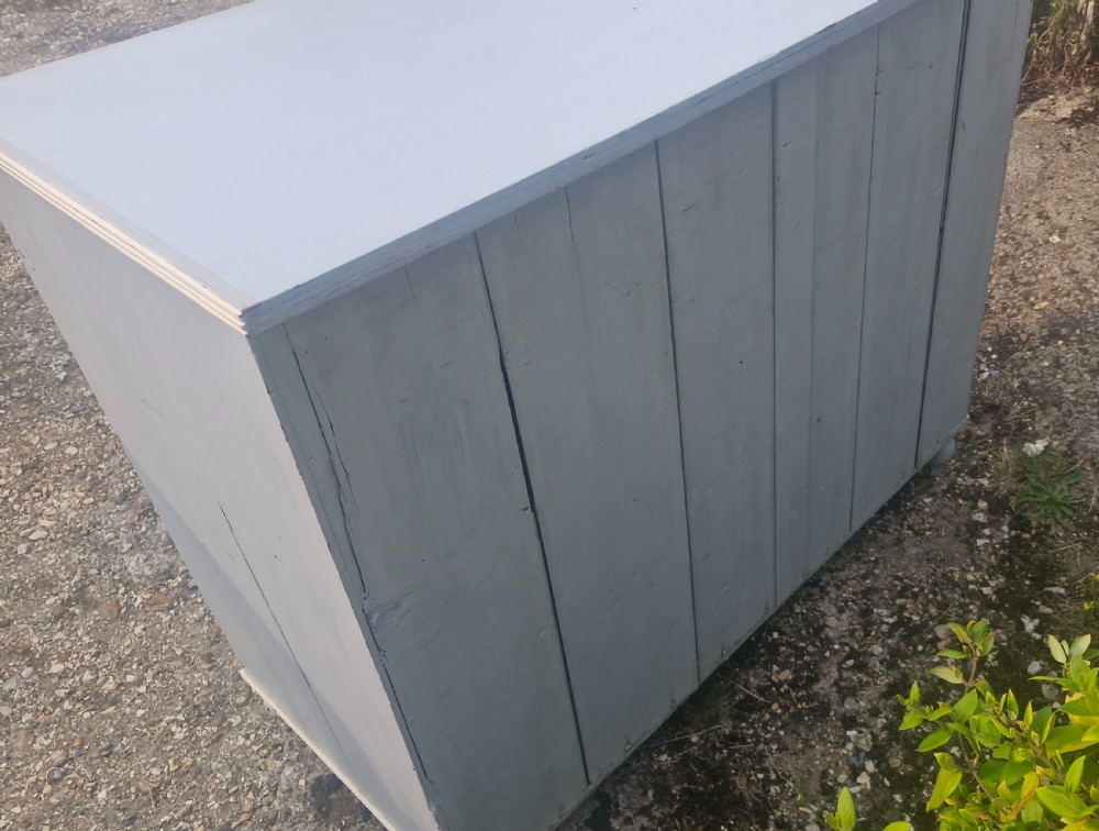Regency painted chest of drawers.  View III